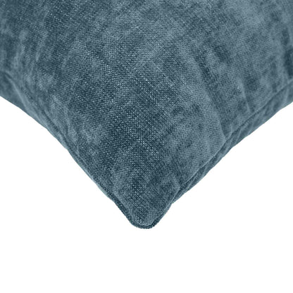 Cushion Cover 12 pcs HEERLEN Blue 40 x 40 cm Chenille Fabric
