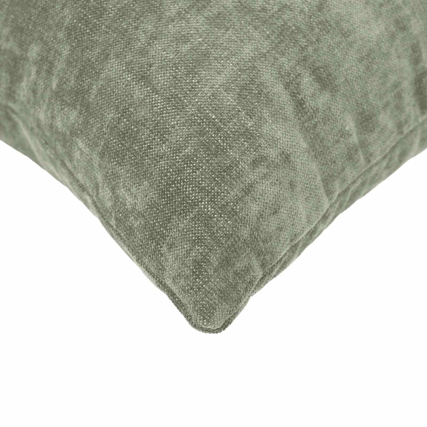 Cushion Cover 12 pcs HEERLEN Green 40 x 40 cm Chenille Fabric