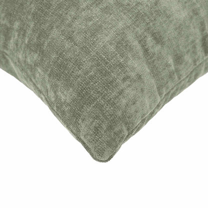 Cushion Cover 12 pcs HEERLEN Green 40 x 40 cm Chenille Fabric