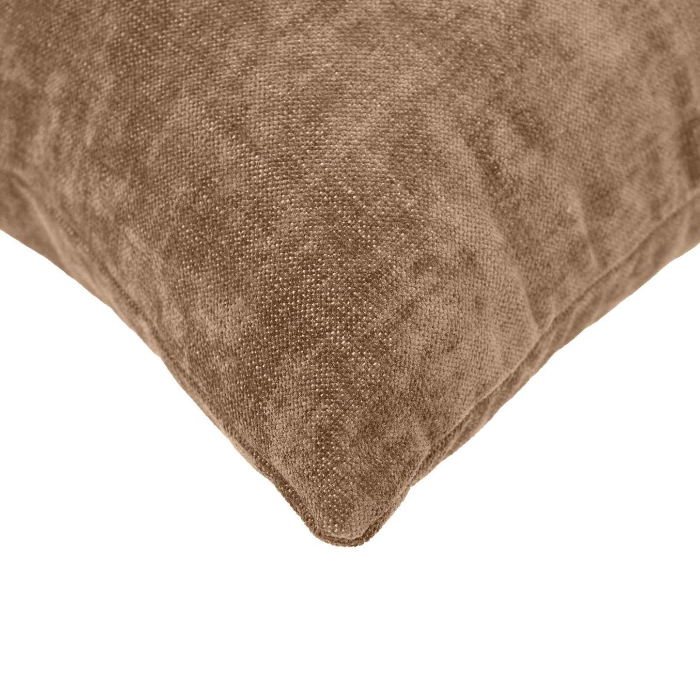 Cushion Cover 12 pcs HEERLEN Brown 40 x 40 cm Chenille Fabric
