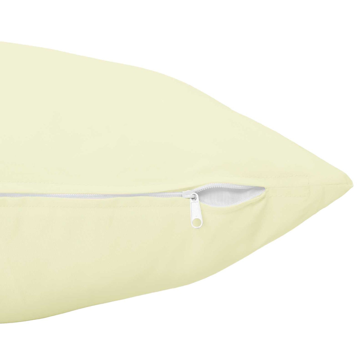 Cushion Cover 12 pcs HEERLEN Cream 40 x 40 cm Polyester