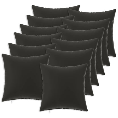 Cushion Cover 12 pcs HEERLEN Multicolour 40 x 40 cm Polyester