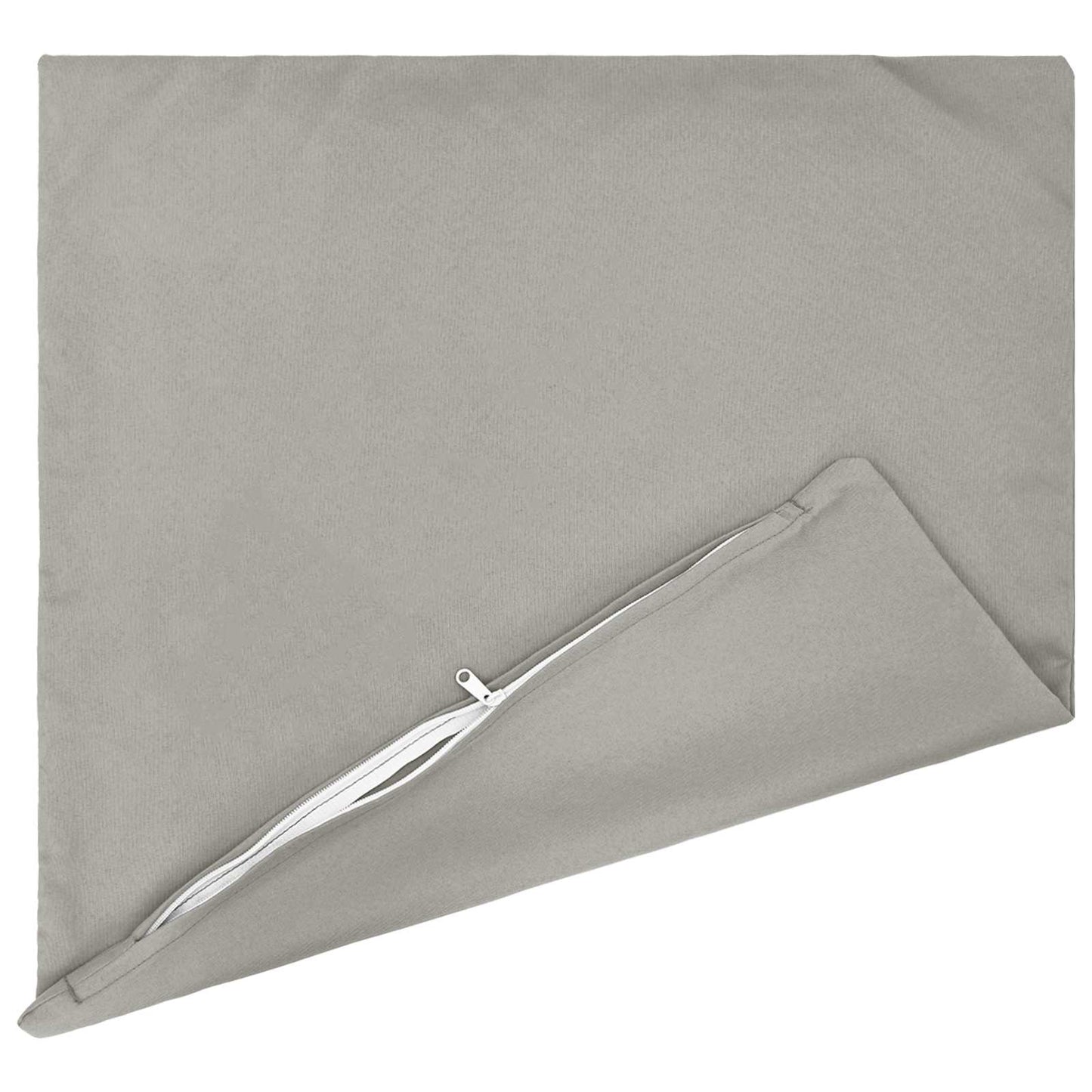Cushion Cover 2 pcs HEERLEN Grey 40 x 40 cm Polyester