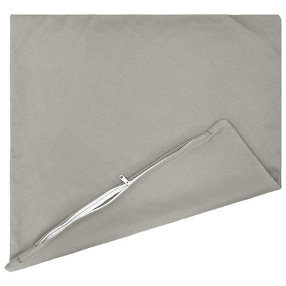 Cushion Cover 2 pcs HEERLEN Grey 40 x 40 cm Polyester