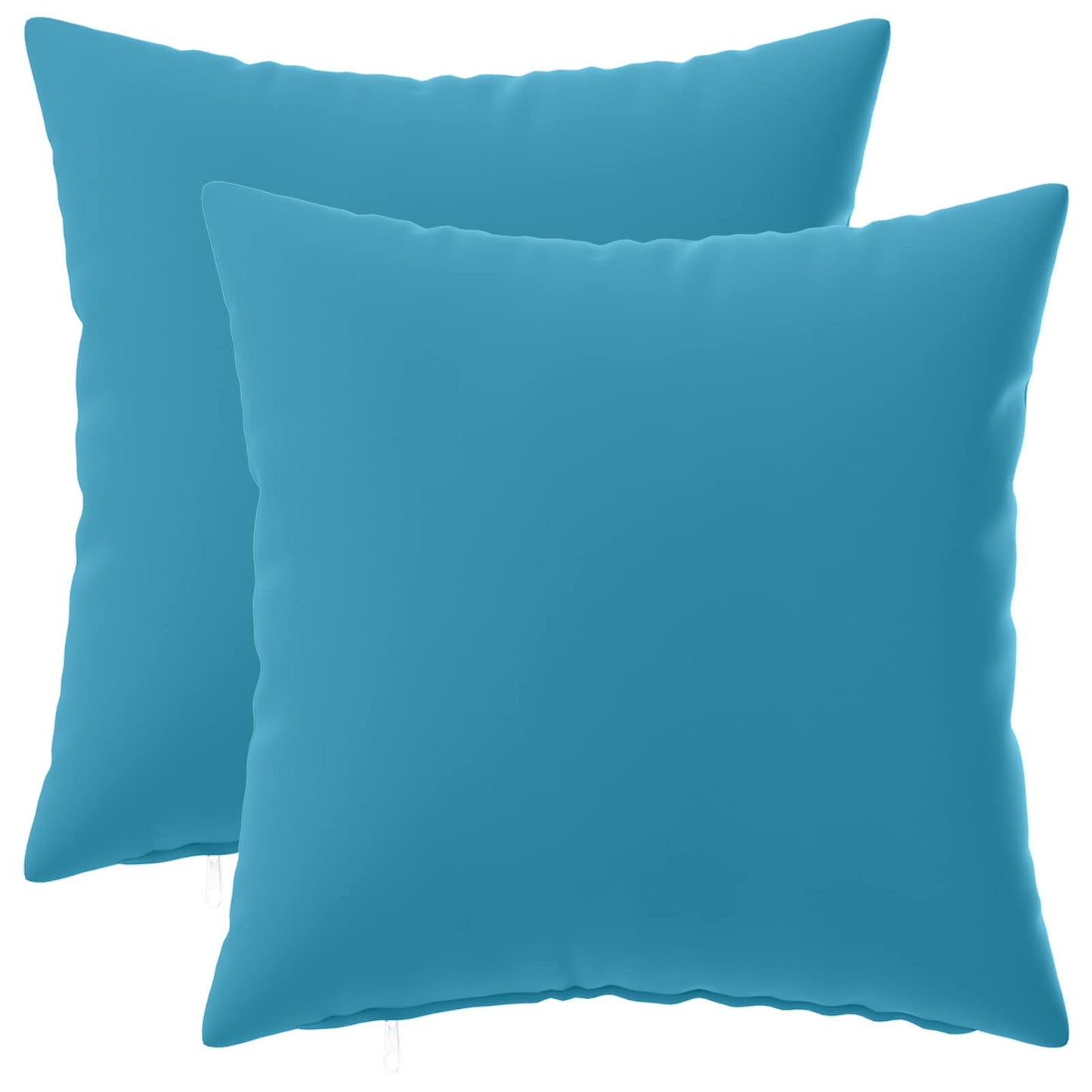Cushion Cover 2 pcs HEERLEN Light Blue 40 x 40 cm Polyester
