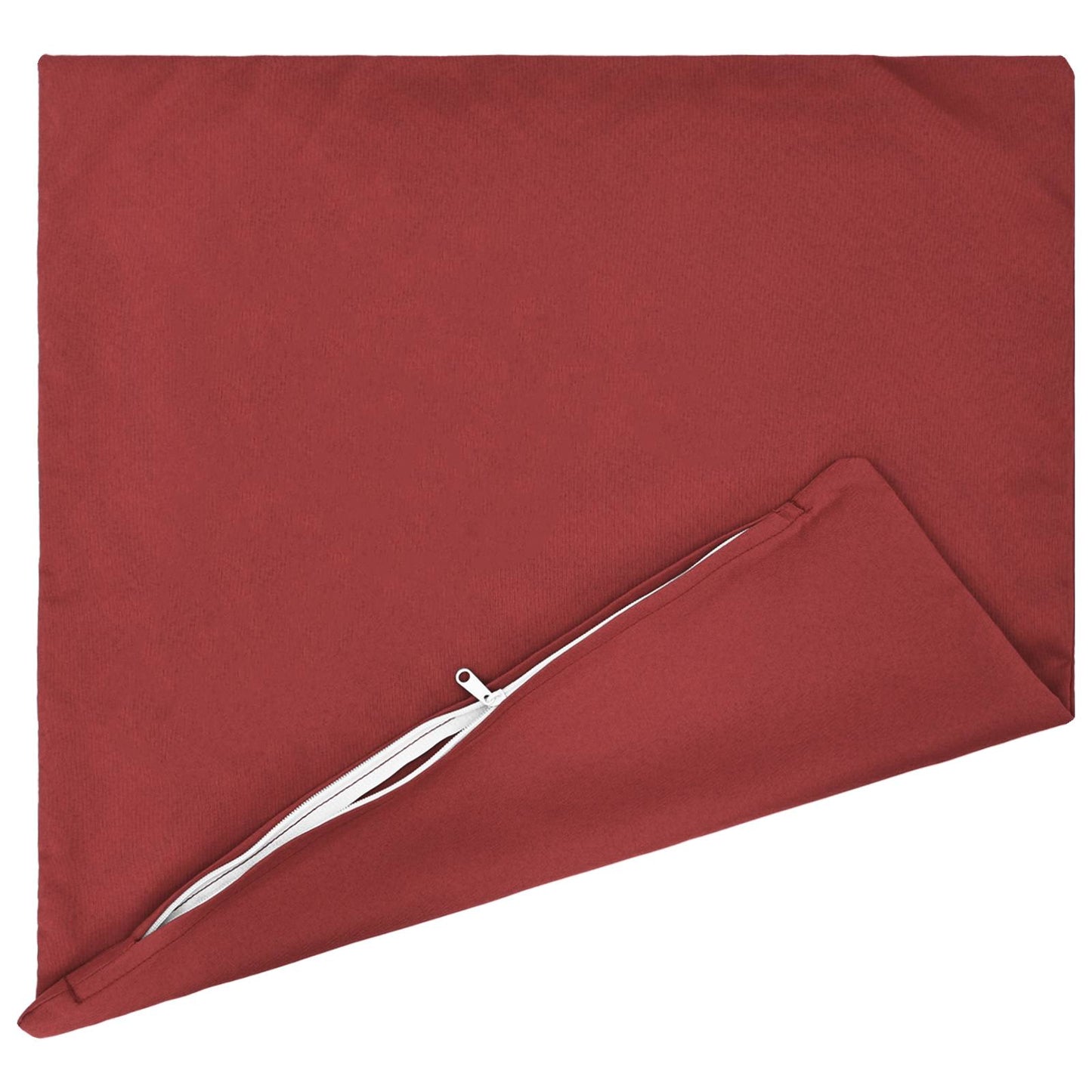 Cushion Cover 6 pcs HEERLEN Wine Red 40 x 40 cm Polyester