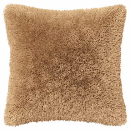Cushion Cover 2 pcs HEERLEN Taupe 40 x 40 cm PV Fleece