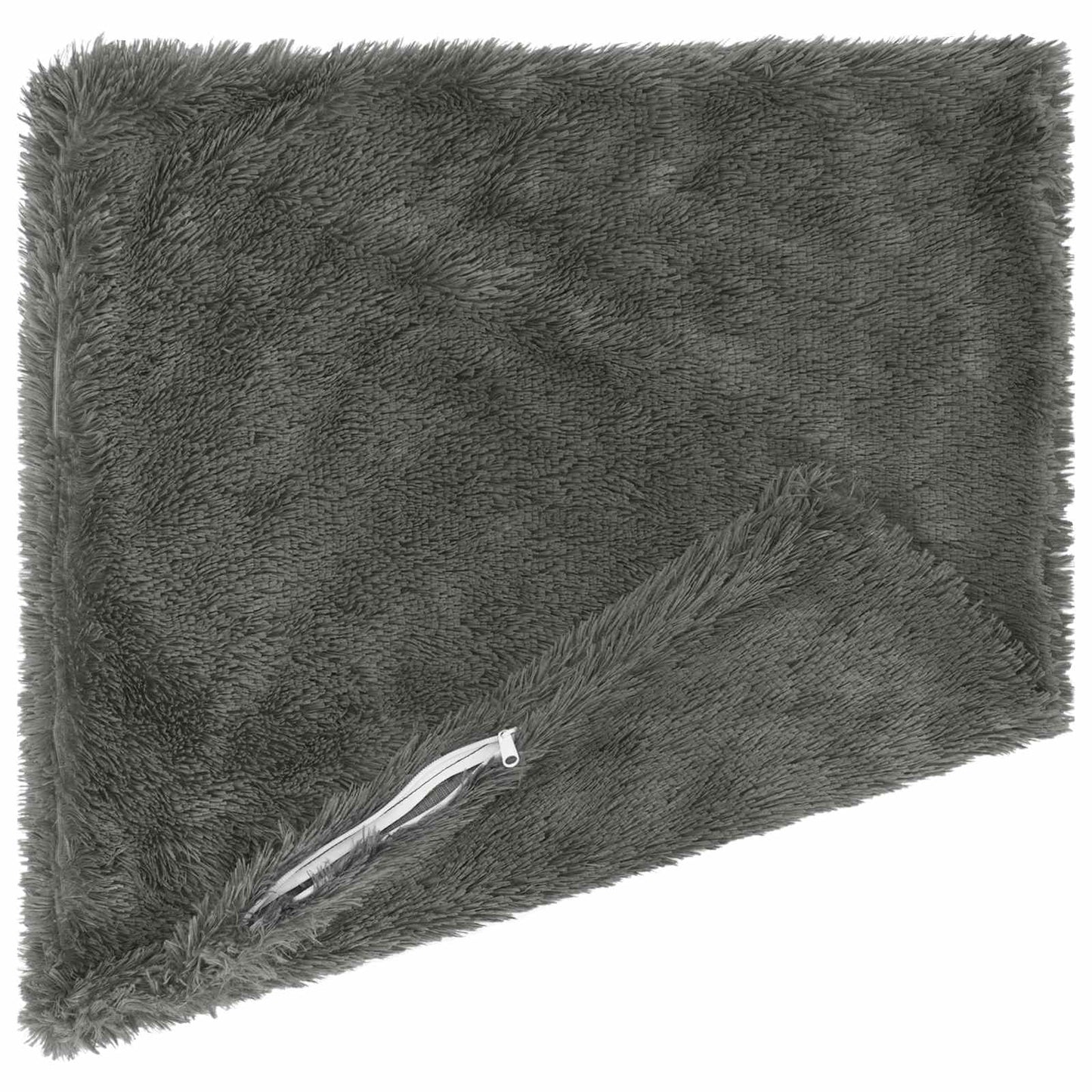 Cushion Cover 6 pcs HEERLEN Light Grey 40 x 40 cm PV Fleece