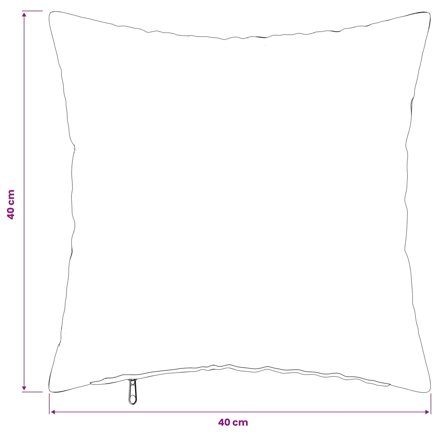 Cushion Cover 12 pcs HEERLEN Black 40 x 40 cm Flannel