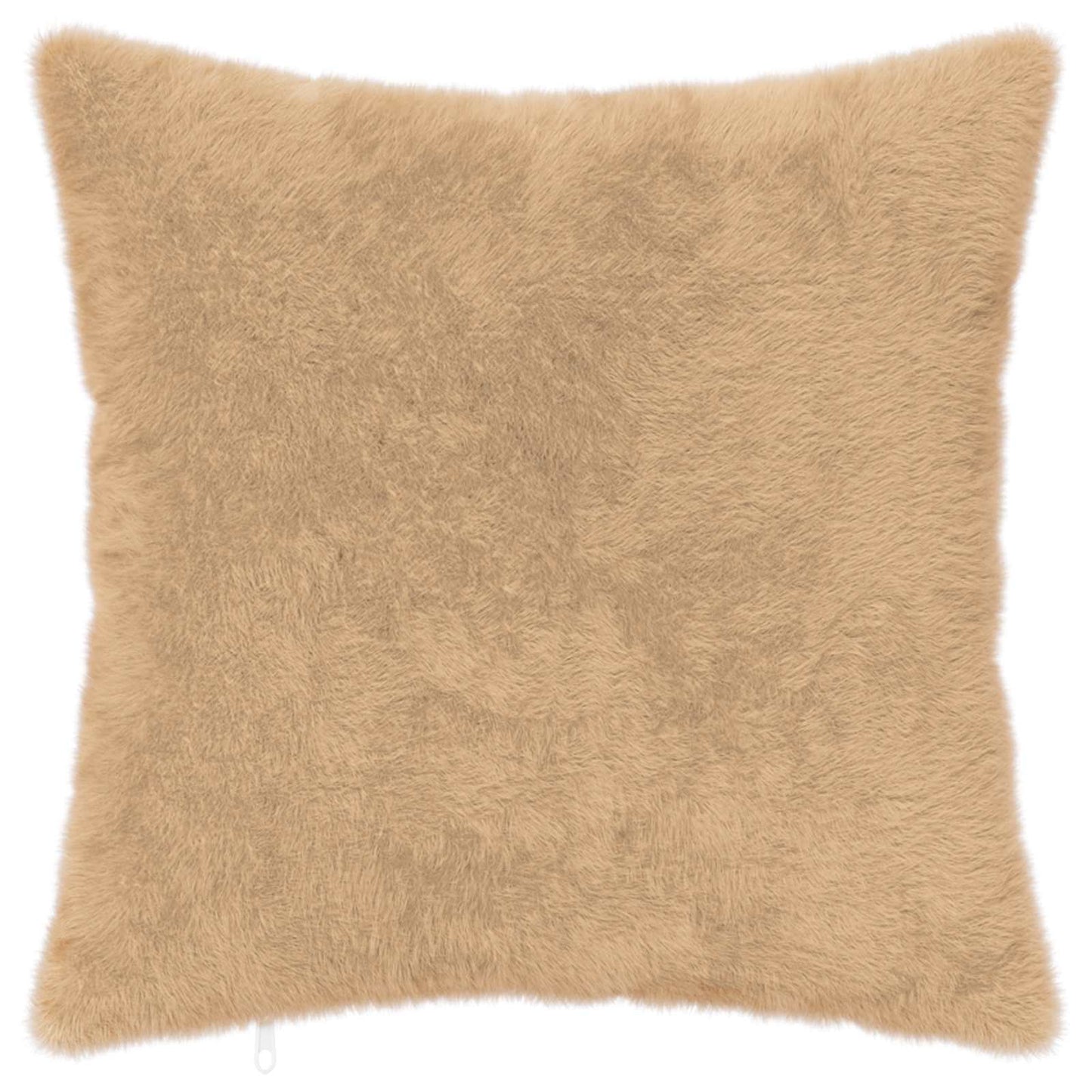 Cushion Cover 6 pcs HEERLEN Cream 40 x 40 cm Faux Rabbit Fur