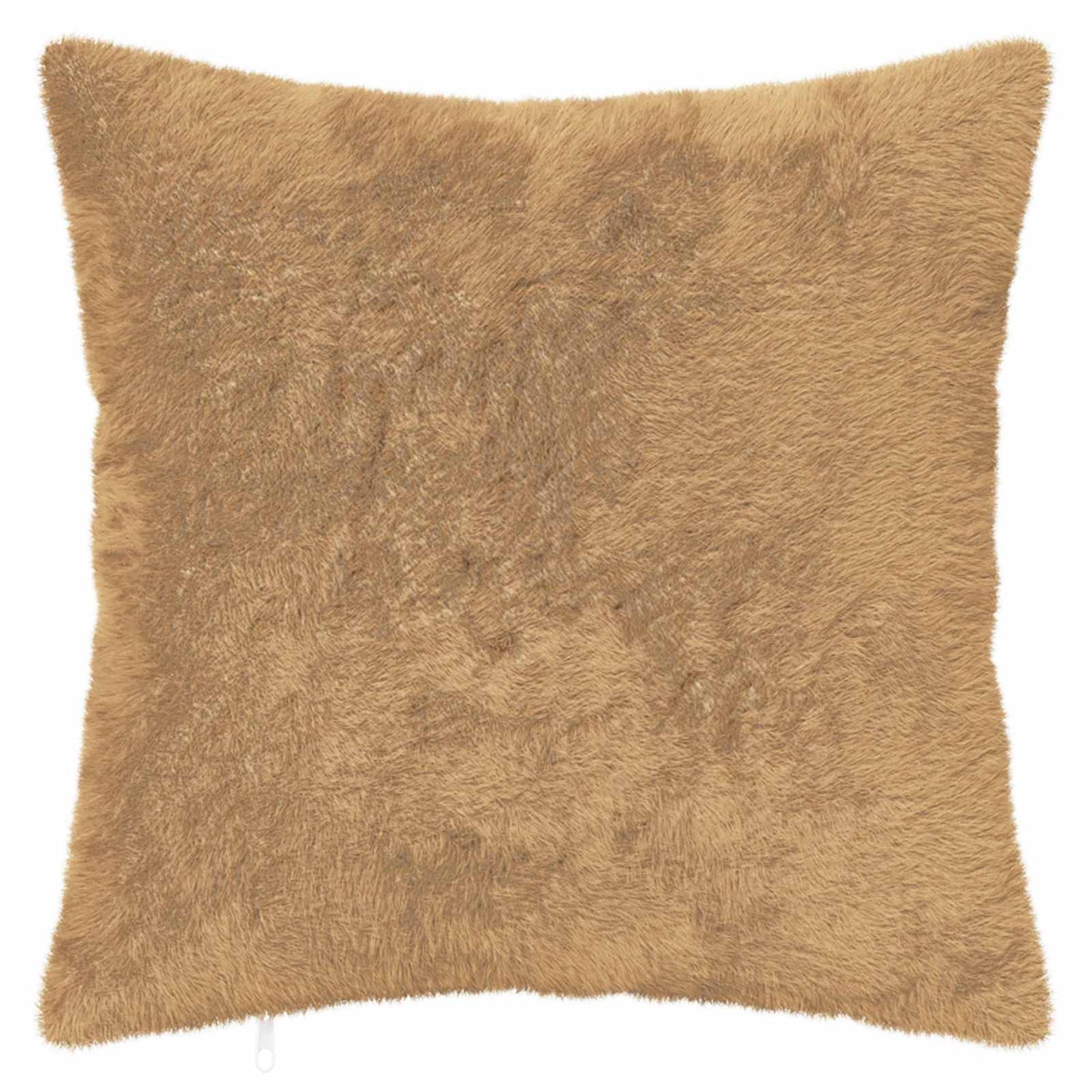 Cushion Cover 2 pcs HEERLEN Taupe 40 x 40 cm Faux Rabbit Fur