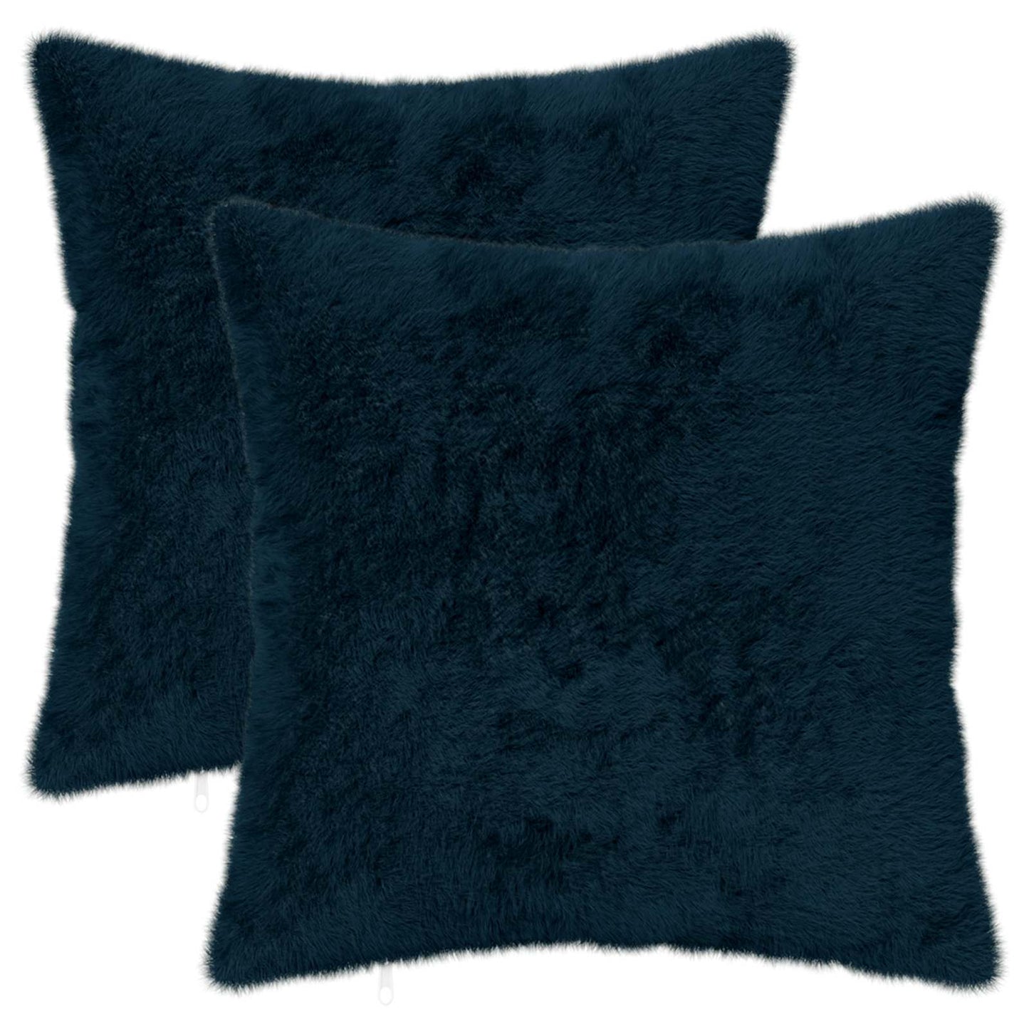 Cushion Cover 2 pcs HEERLEN Navy Blue 40 x 40 cm