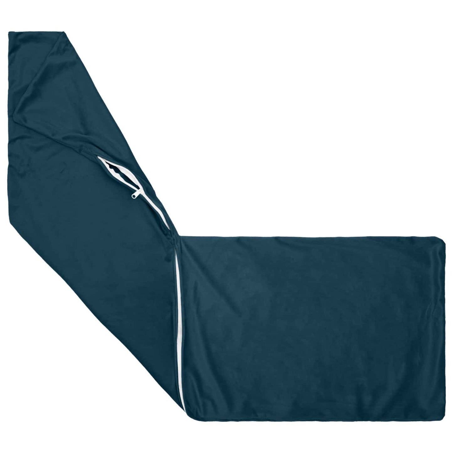 Cushion Cover 2 pcs HEERLEN Blue 40 x 145 cm Velvet