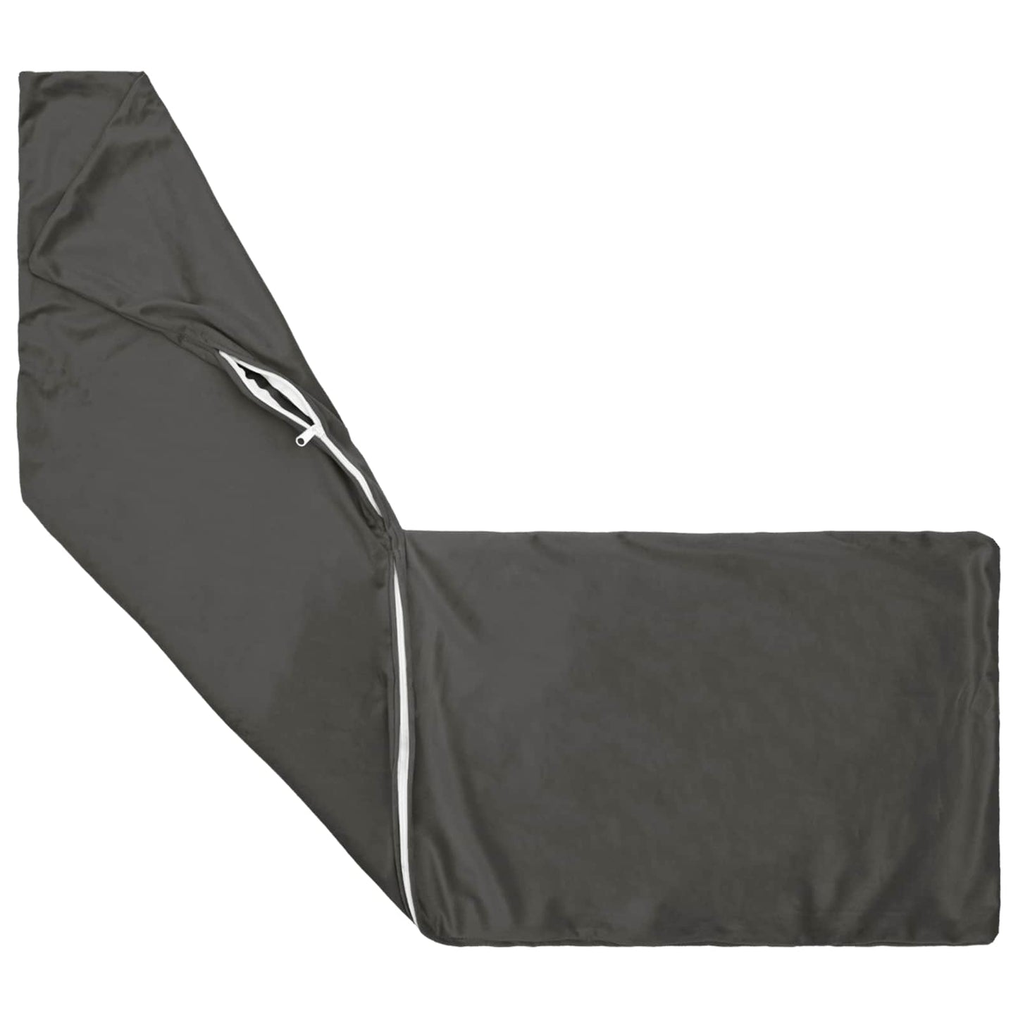 Cushion Cover 2 pcs HEERLEN Dark Grey 40 x 145 cm Velvet
