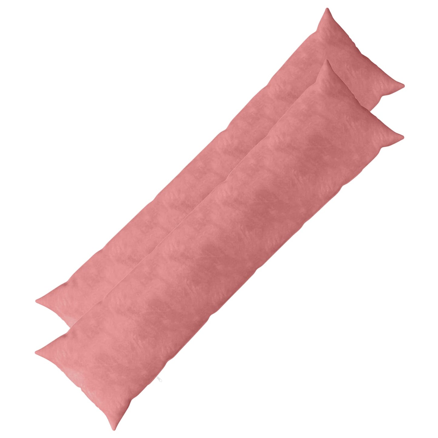 Cushion Cover 2 pcs HEERLEN Pink 40 x 145 cm Velvet