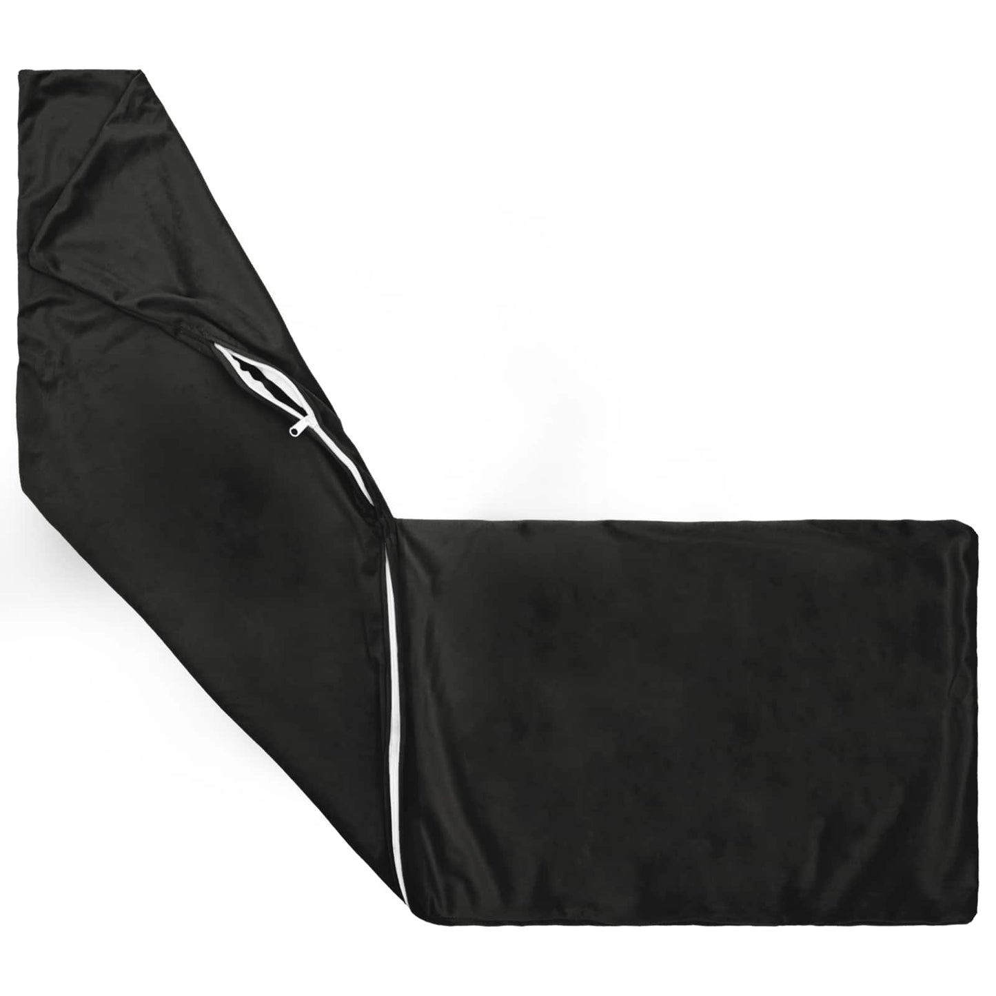 Cushion Cover HEERLEN Black 40 x 145 cm Velvet