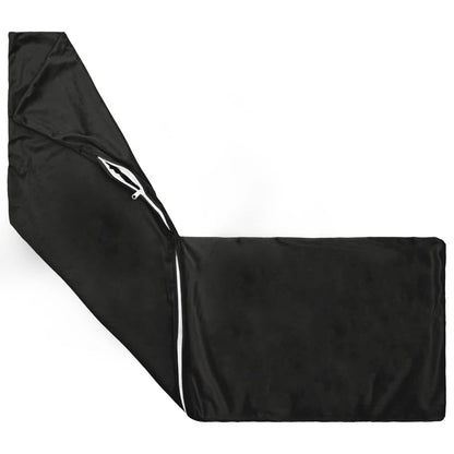 Cushion Cover HEERLEN Black 40 x 145 cm Velvet