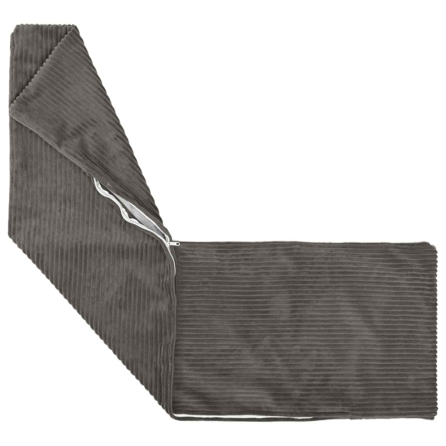 Cushion Cover 2 pcs HEERLEN Dark Grey 40 x 145 cm Corduroy
