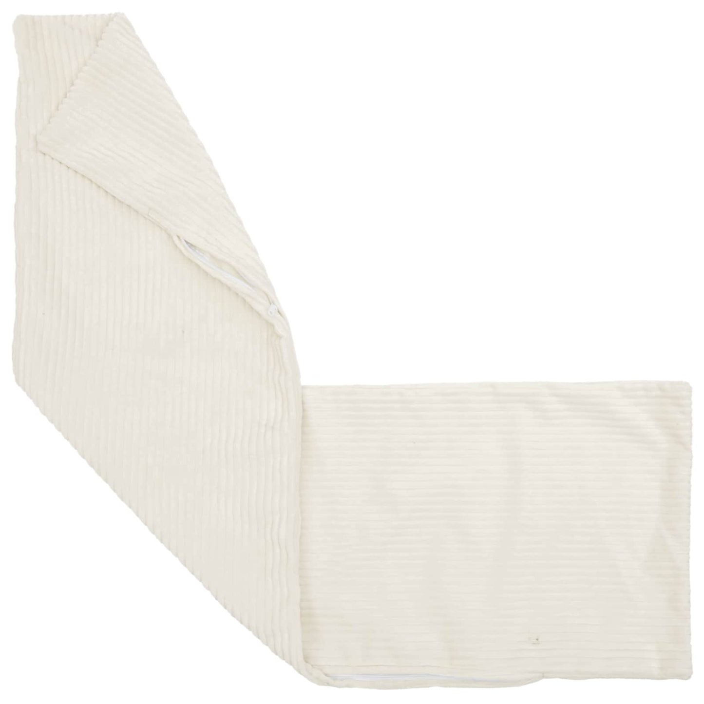 Cushion Cover 2 pcs HEERLEN Cream 40 x 145 cm Corduroy
