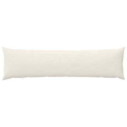 Cushion Cover 2 pcs HEERLEN Cream 40 x 145 cm Corduroy