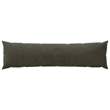 Cushion Cover 2 pcs HEERLEN Anthracite 40 x 145 cm Corduroy