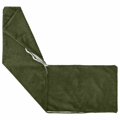 Cushion Cover 2 pcs HEERLEN Green 40 x 145 cm Corduroy