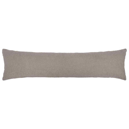 Cushion Cover 2 pcs HEERLEN Light Grey 40 x 145 cm Bouclé