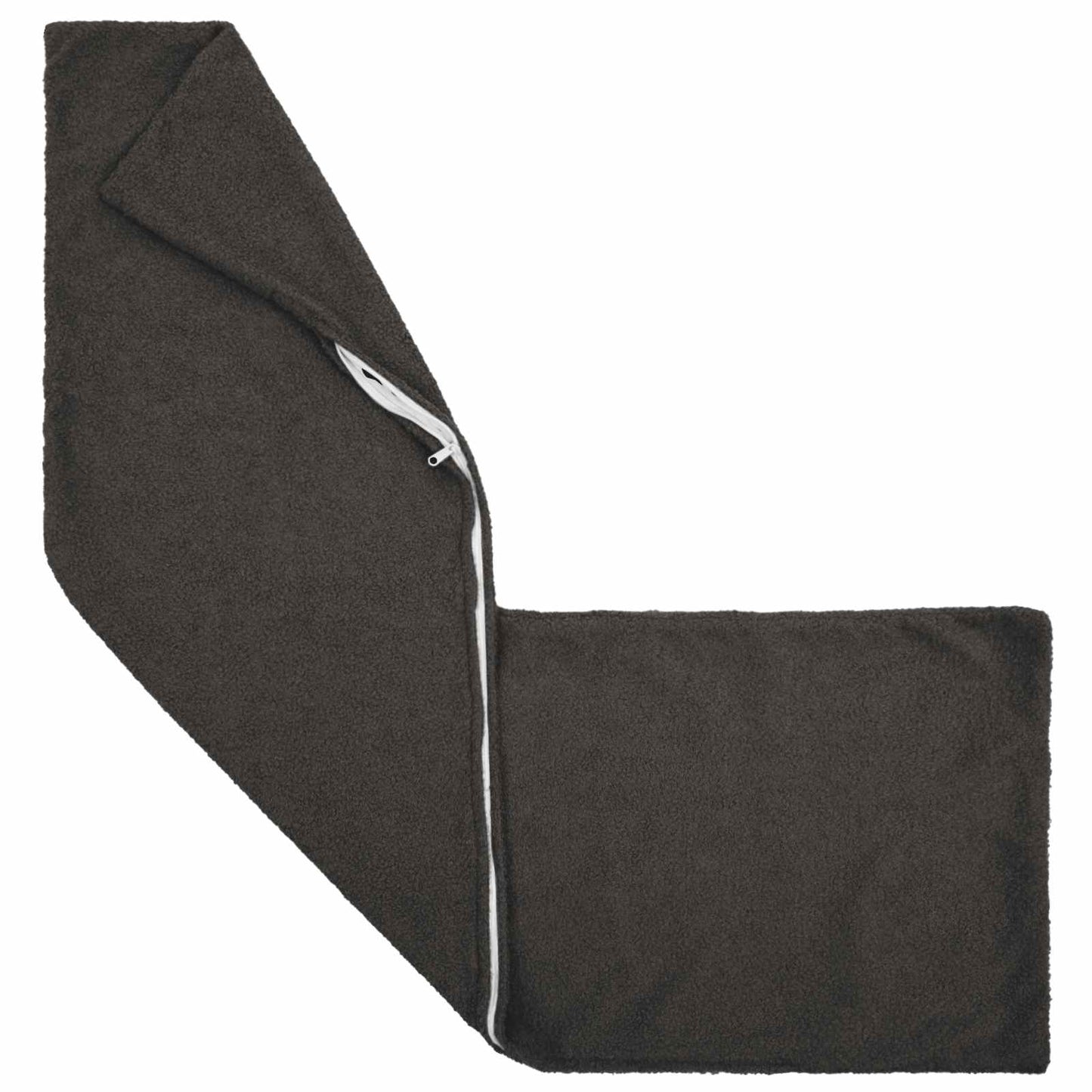 Cushion Cover 2 pcs HEERLEN Dark Grey 40 x 145 cm Bouclé