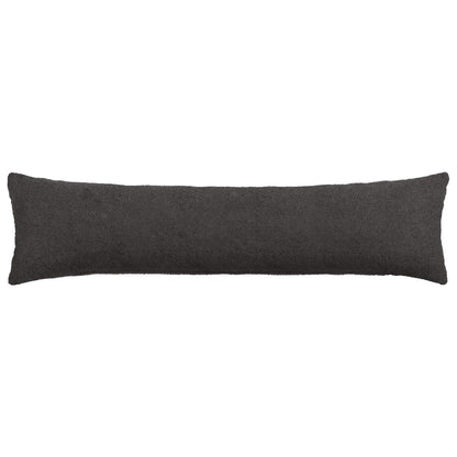 Cushion Cover 2 pcs HEERLEN Dark Grey 40 x 145 cm Bouclé