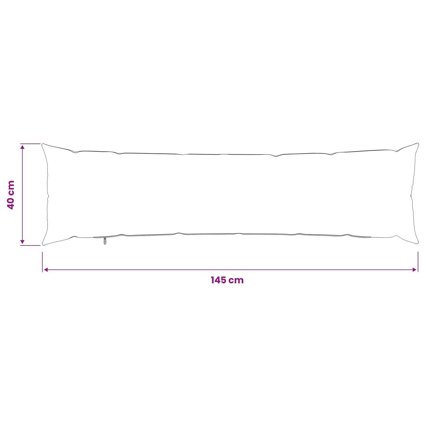 Cushion Cover 2 pcs HEERLEN Dark Grey 40 x 145 cm Bouclé