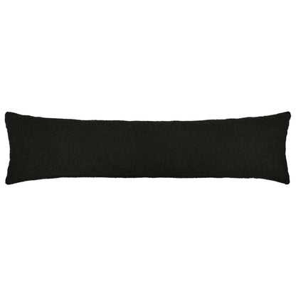 Cushion Cover 2 pcs HEERLEN Black 40 x 145 cm Bouclé