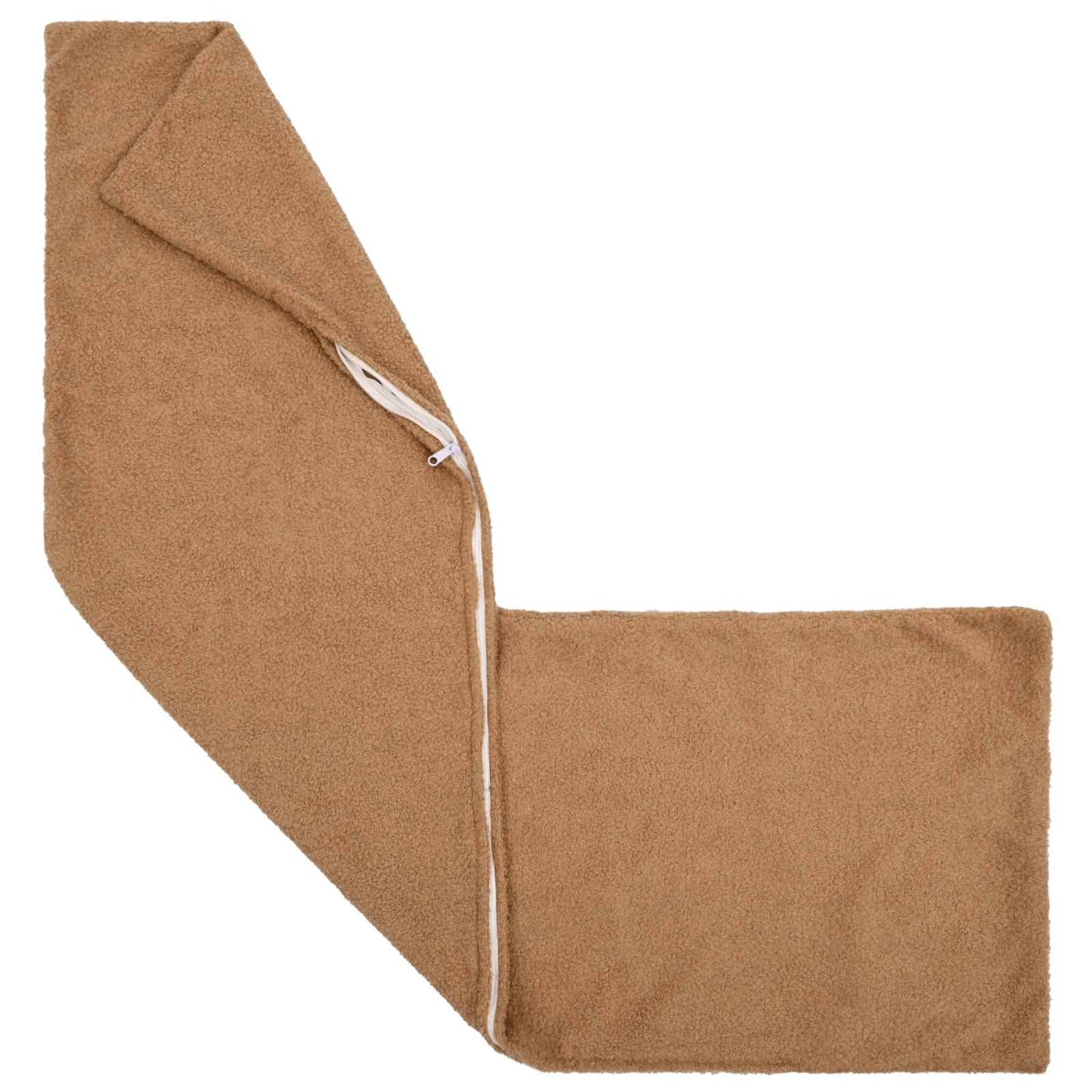 Cushion Cover 2 pcs HEERLEN Beige 40 x 145 cm Bouclé