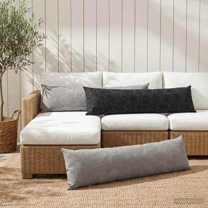 Throw Pillow 2 pcs HEERLEN Anthracite 40 x 145 cm