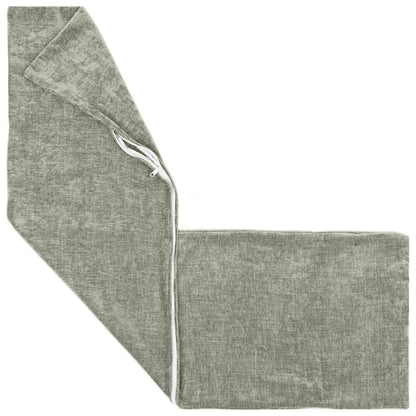 Cushion Cover 2 pcs HEERLEN Green 40 x 145 cm Chenille Fabric
