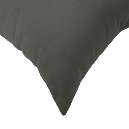 Cushion Cover 2 pcs HEERLEN Anthracite 40 x 145 cm Polyester