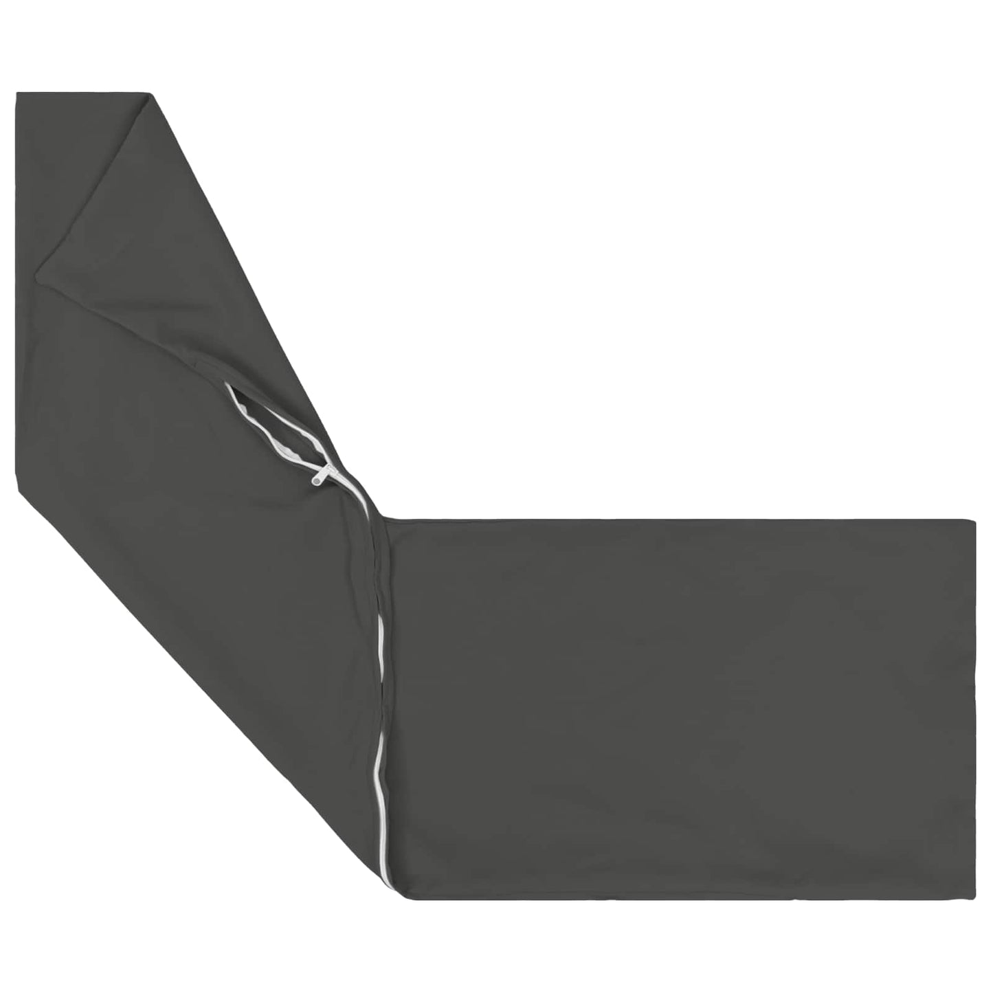 Cushion Cover 2 pcs HEERLEN Anthracite 40 x 145 cm Polyester