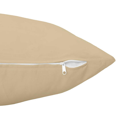 Cushion Cover HEERLEN Beige 40 x 145 cm Polyester