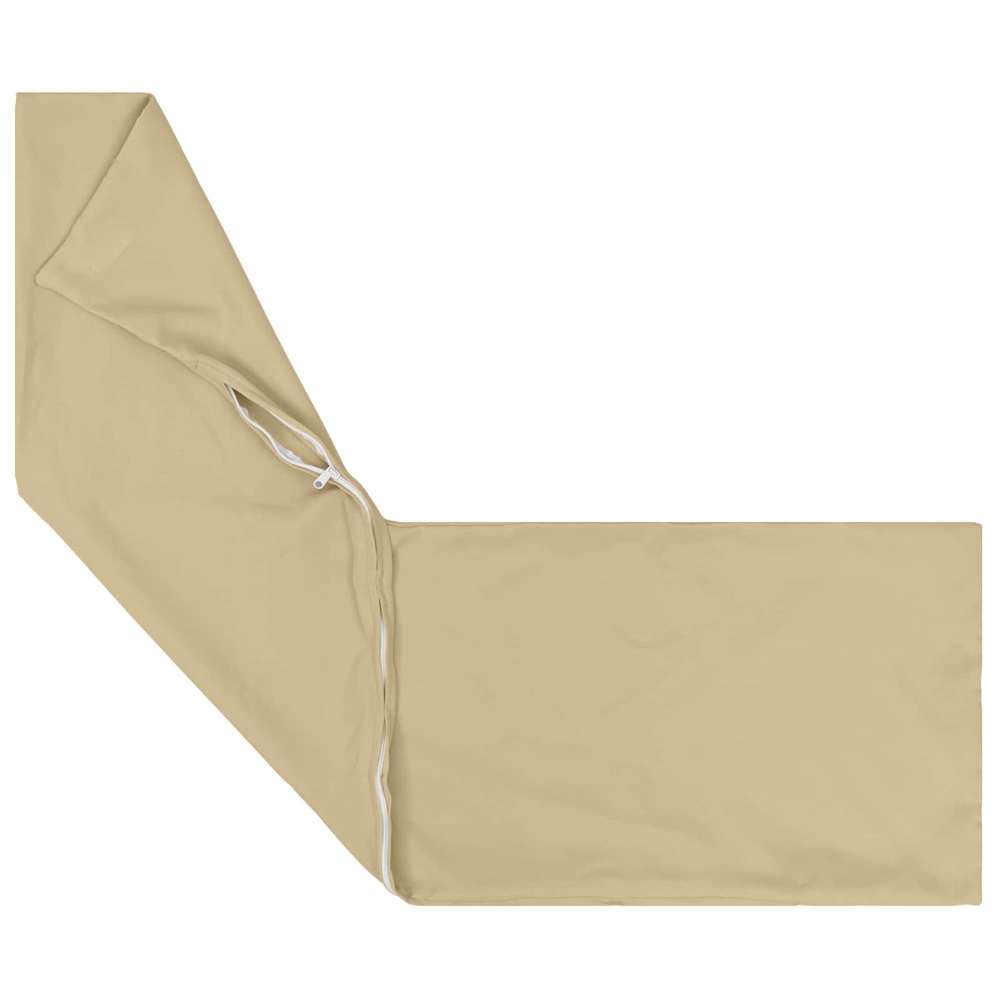 Cushion Cover HEERLEN Beige 40 x 145 cm Polyester