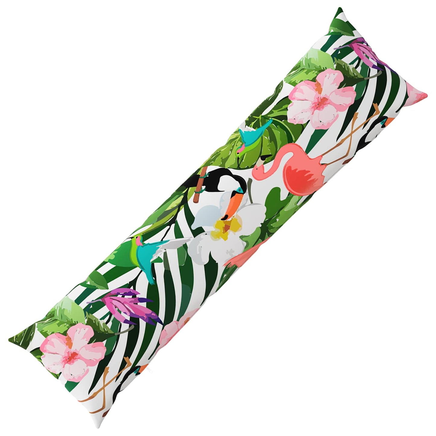 Cushion Cover HEERLEN Black 40 x 145 cm Polyester
