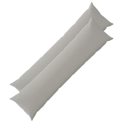 Cushion Cover 2 pcs HEERLEN Grey 40 x 145 cm Polyester