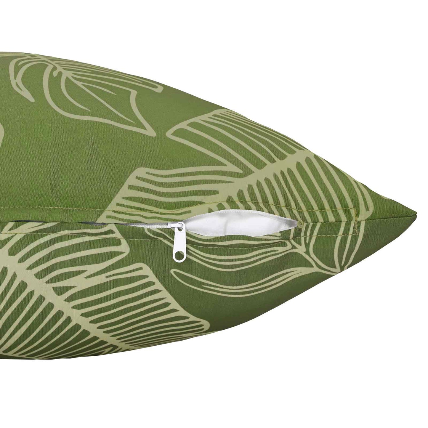 Cushion Cover 2 pcs HEERLEN Leaf Design 40 x 145 cm Polyester
