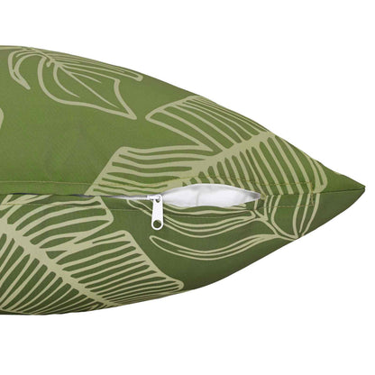 Cushion Cover 2 pcs HEERLEN Leaf Design 40 x 145 cm Polyester
