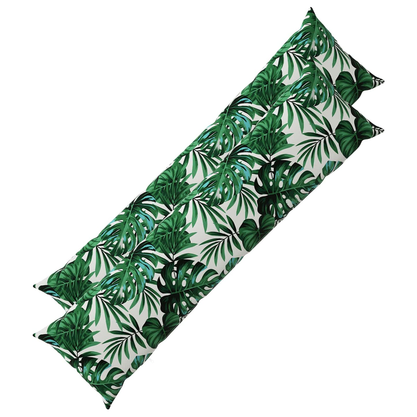 Cushion Cover 2 pcs HEERLEN Leaf Pattern 40 x 145 cm Polyester