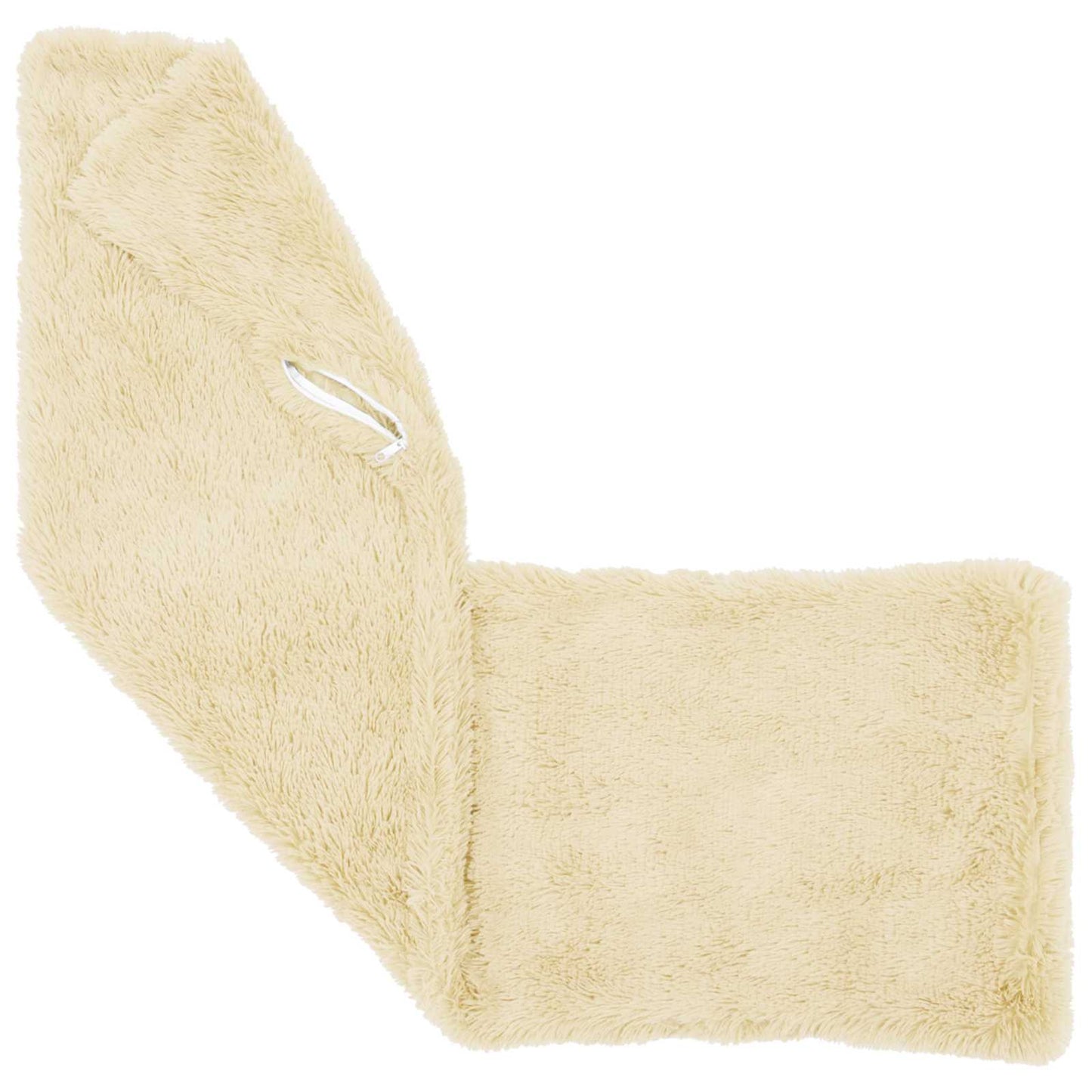 Cushion Cover 2 pcs HEERLEN Cream 40 x 145 cm PV Fleece