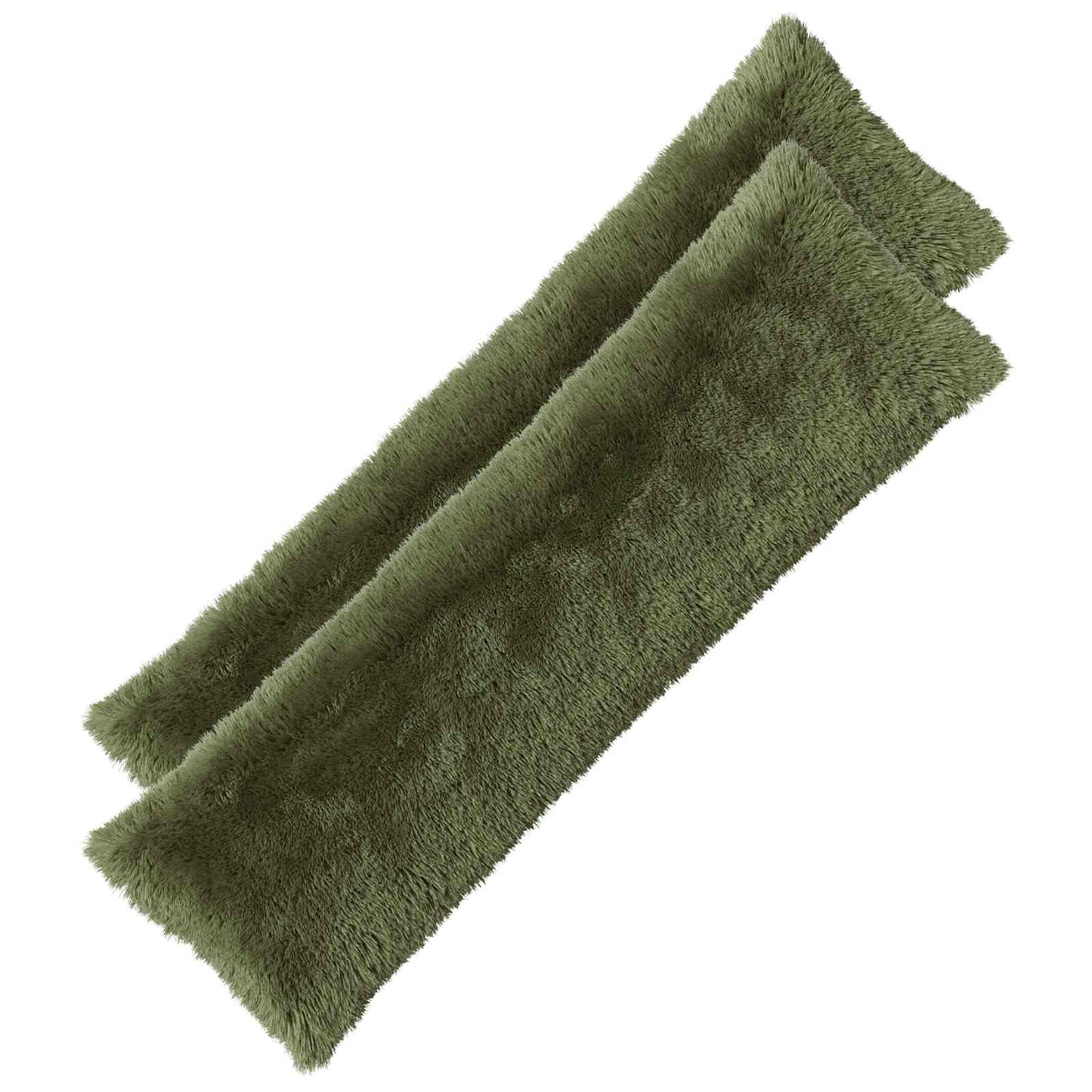 Cushion Cover 2 pcs HEERLEN Green 40 x 145 cm PV Fleece