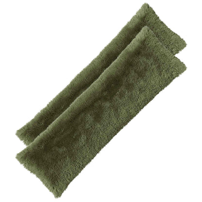 Cushion Cover 2 pcs HEERLEN Green 40 x 145 cm PV Fleece