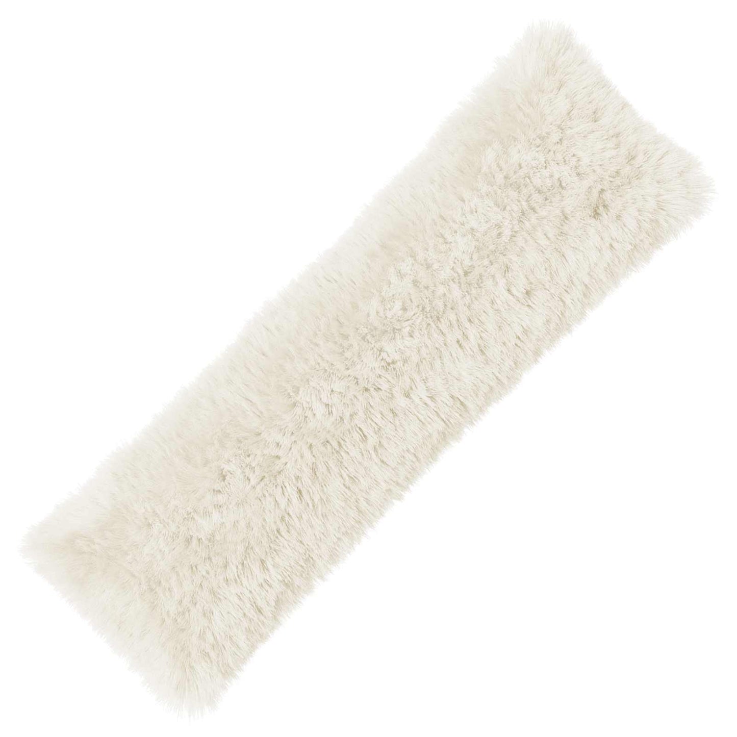 Cushion Cover HEERLEN White 40 x 145 cm PV Fleece