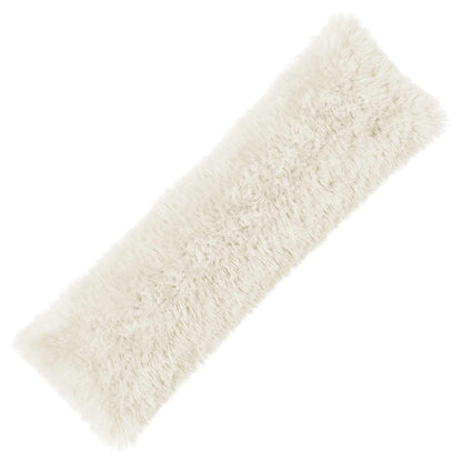 Cushion Cover HEERLEN White 40 x 145 cm PV Fleece