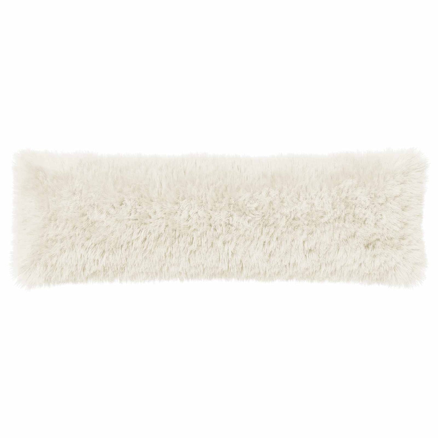 Cushion Cover HEERLEN White 40 x 145 cm PV Fleece
