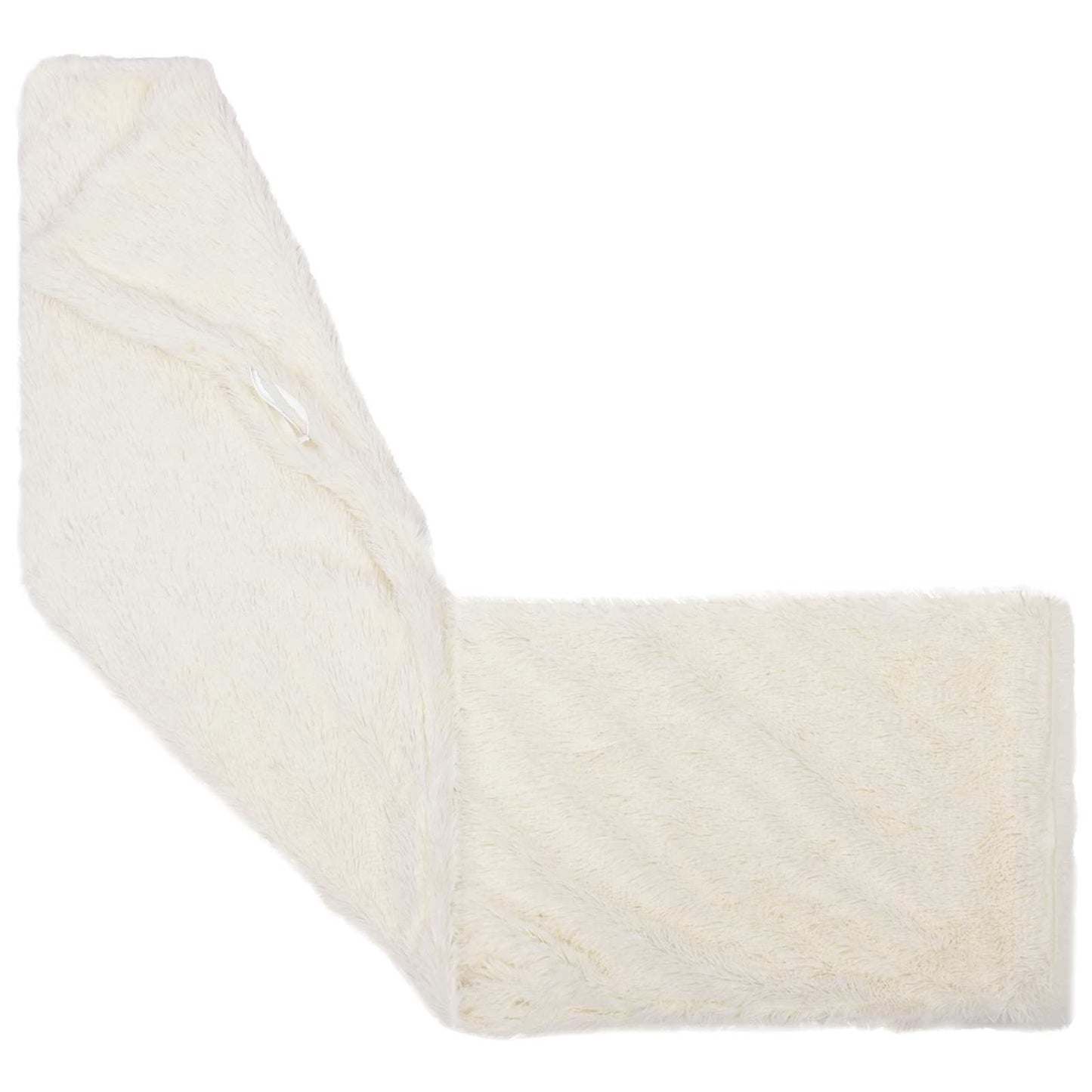 Cushion Cover 2 pcs HEERLEN White 40 x 145 cm PV Fleece